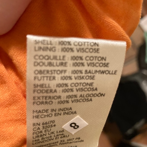 Free People Orange Maxi Skirt - Picture 10 of 11